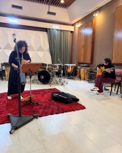 Maria Bragança e Rosa Amélia - Gravação da música Rua Água Santa